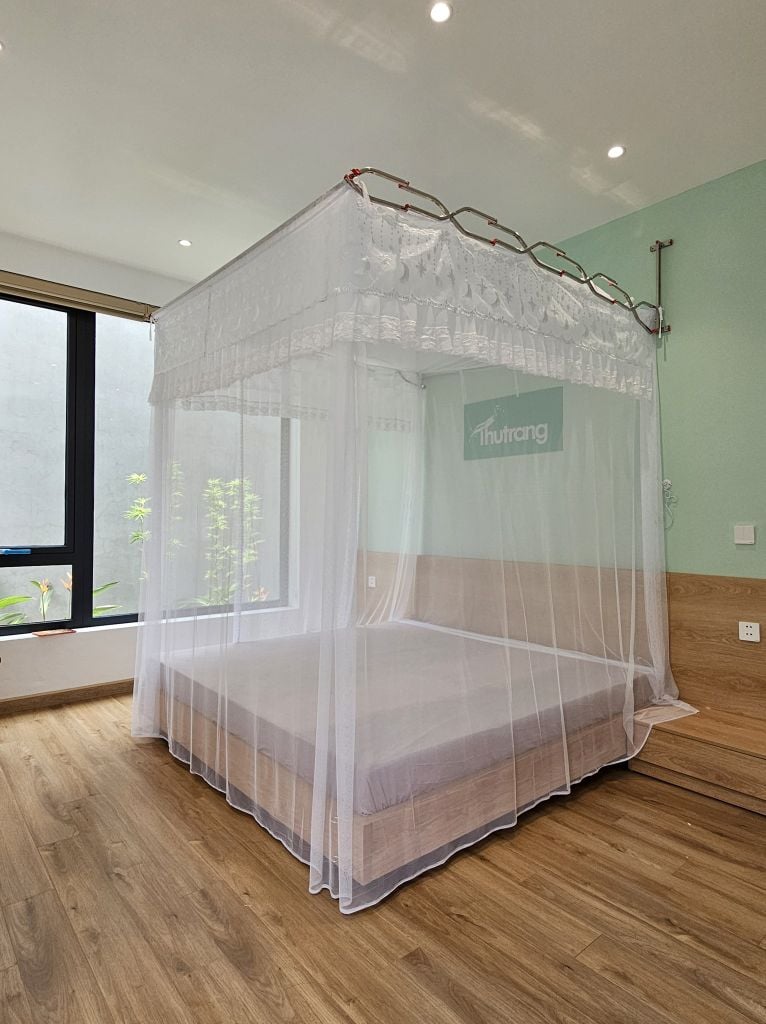 màn xếp khoan tường chắc chắn