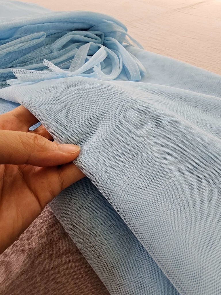 mùng lỗ nhỏ chống muỗi