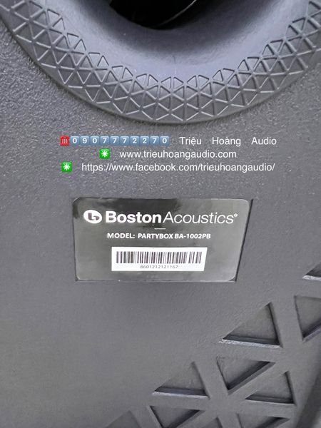 Loa Kéo Boston Acoustics PARTY BOX BA-1002PB & BA-1202PB - 22