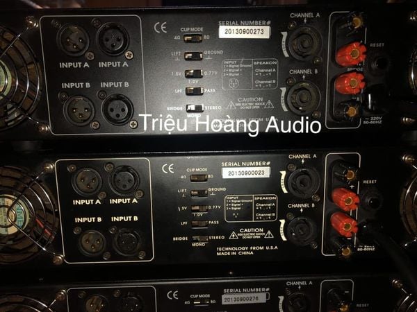 Main công suất itema Audio LA 6500 Madein USA & LA 8500 & Vang BF K7 - 34