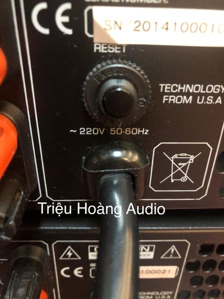 Main công suất itema Audio LA 6500 Madein USA & LA 8500 & Vang BF K7 - 24