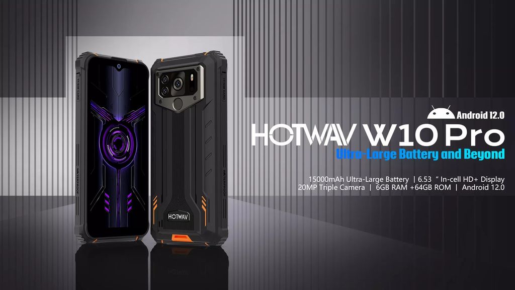 HOTWAV W10 PRO | Điện Thoại Siêu Bền | Pin Siêu Lớn Và Hơn Thế Nữa.