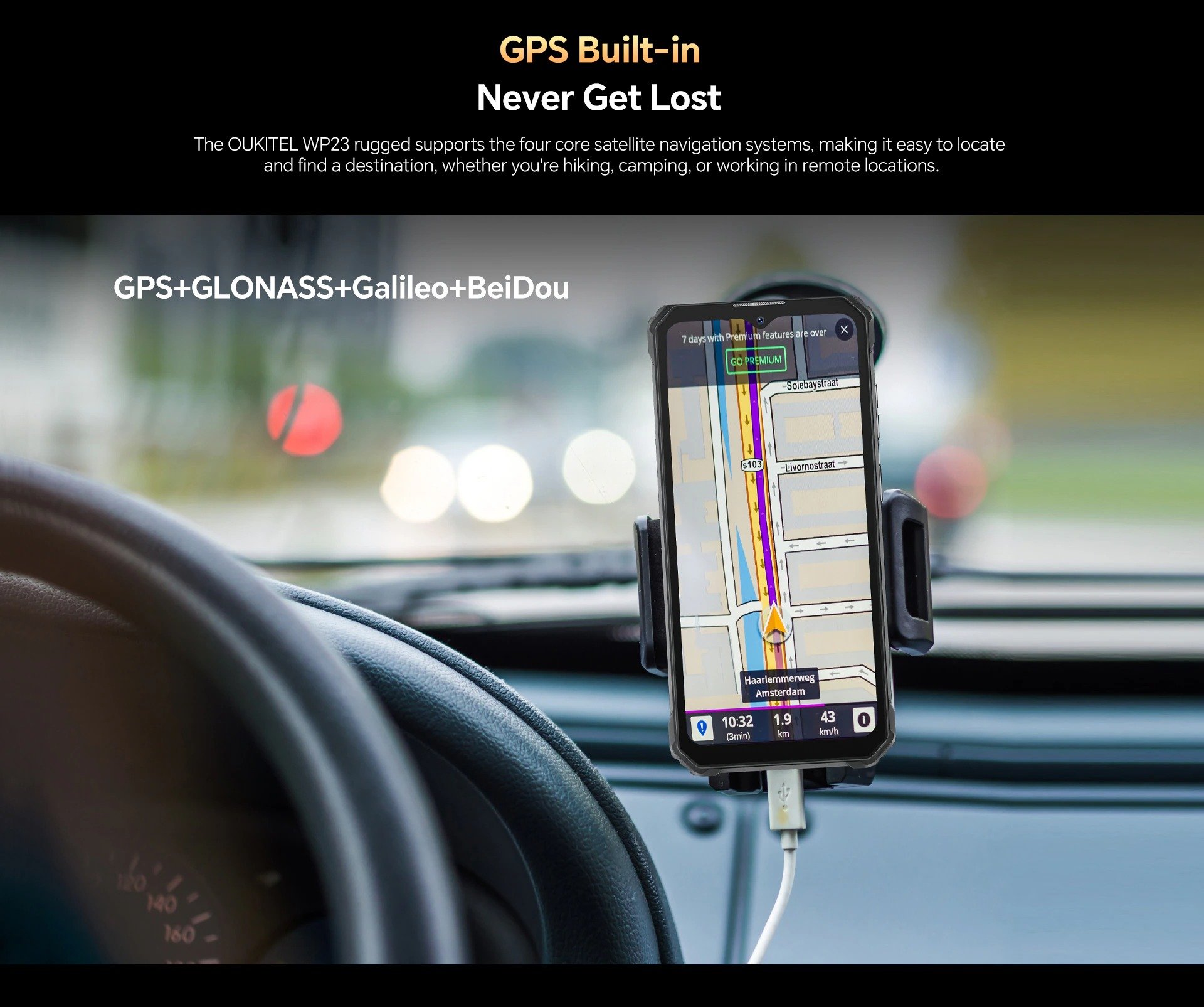 GPS trên Oukitel WP23 - SaiGonPhone