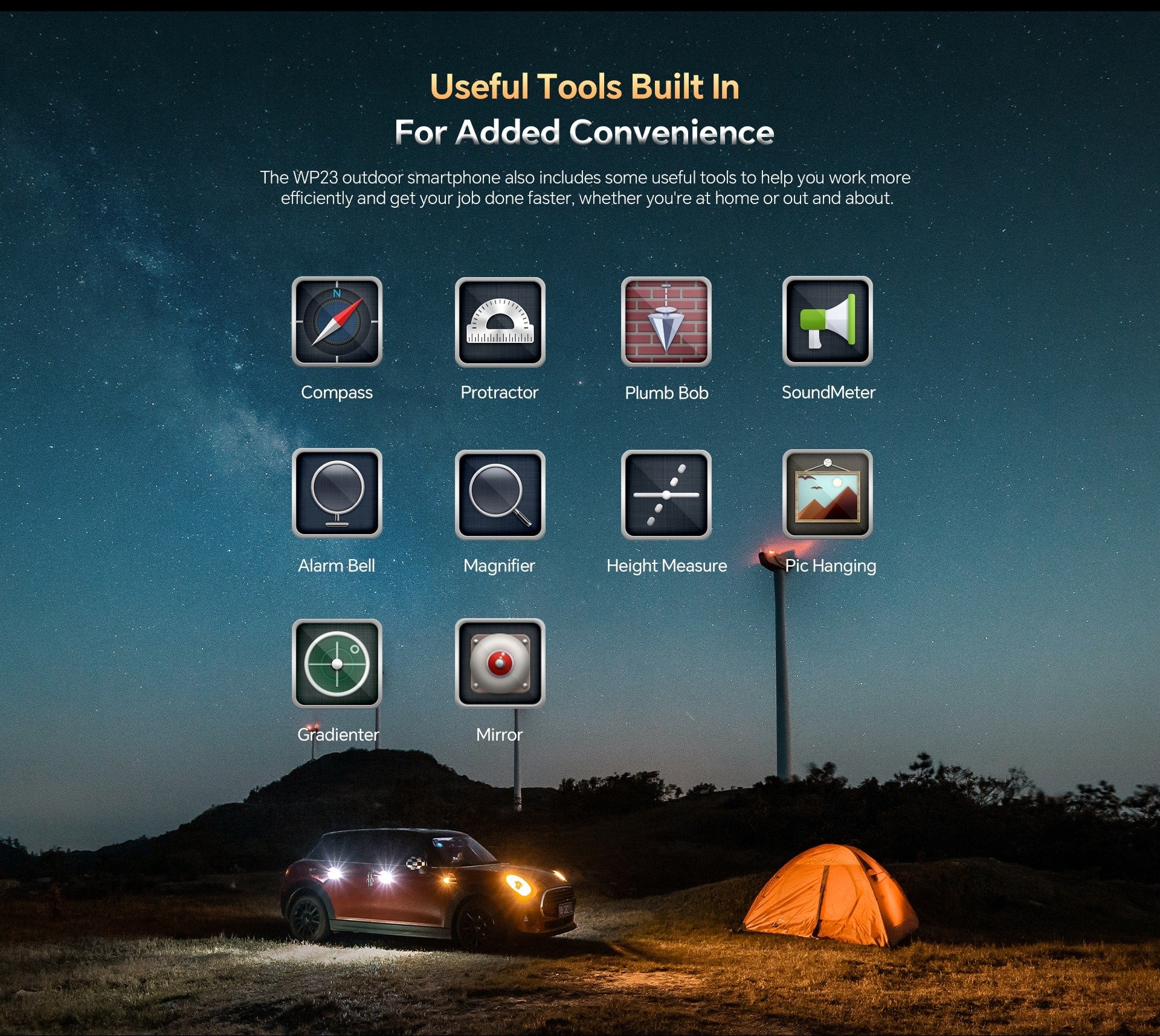 Toolbox trên Oukitel WP23 - SaiGonPhone