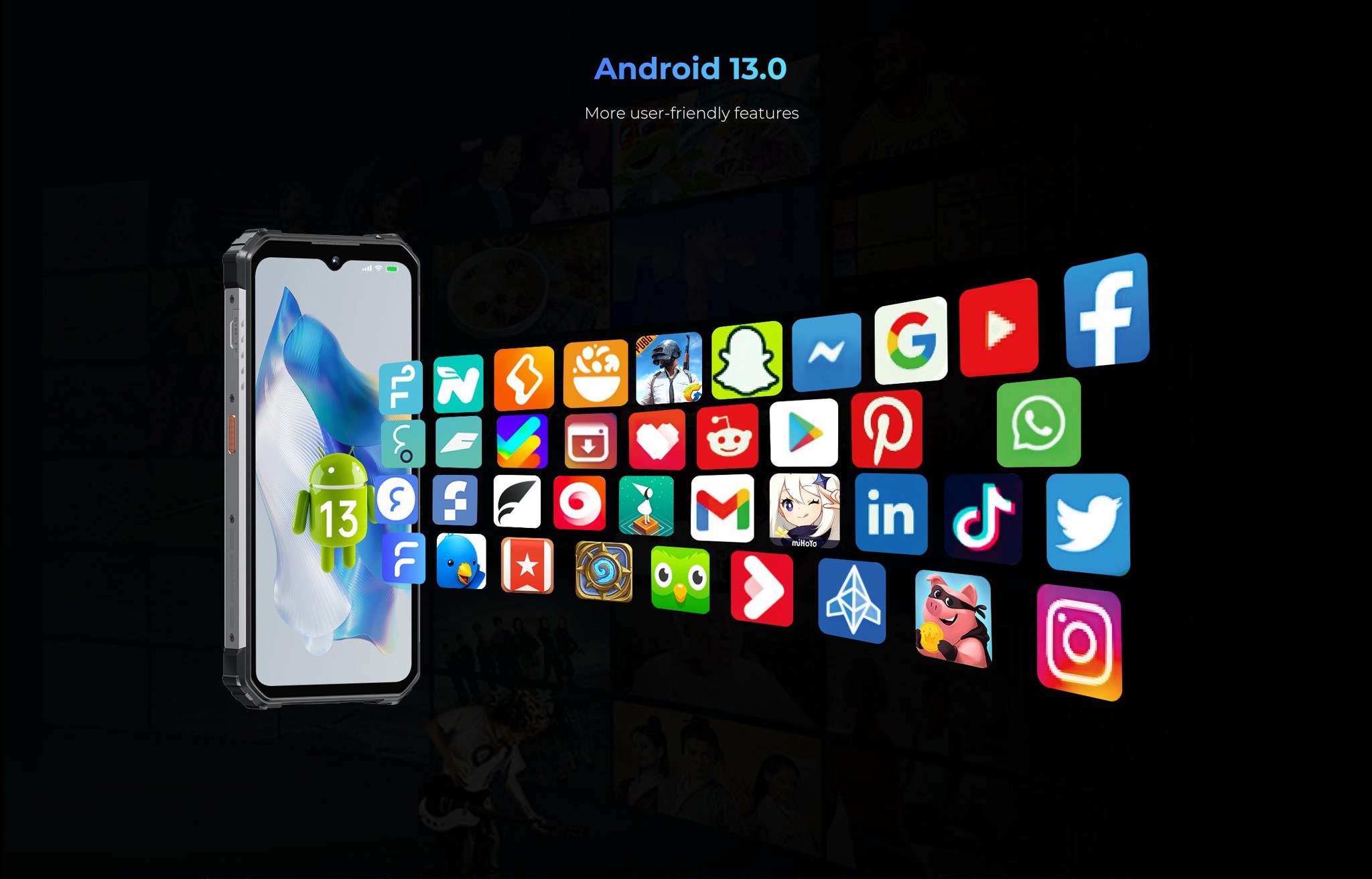 Android 13 trên Oukitel WP26 SaiGonPhone