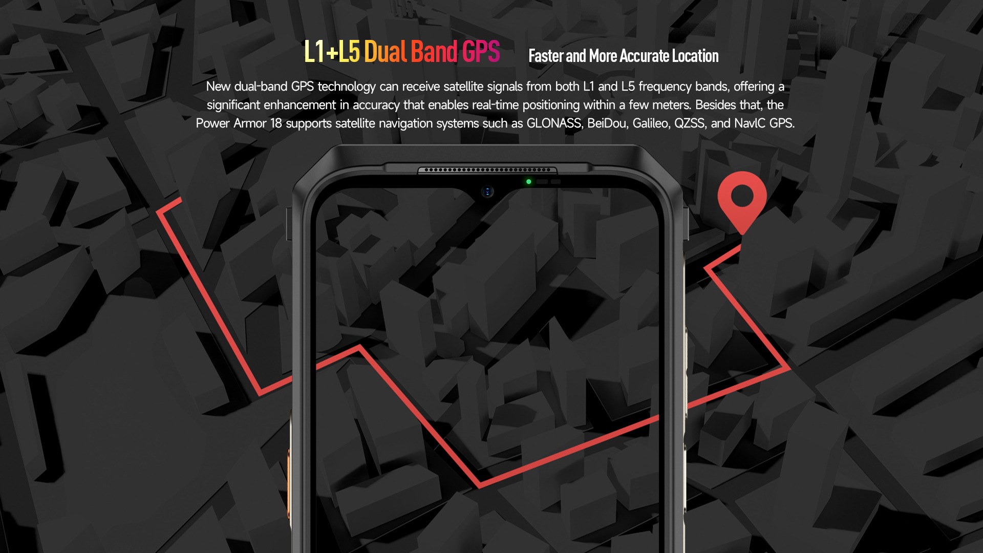 Định vị GPS trên Armor 18 - SaiGonPhone