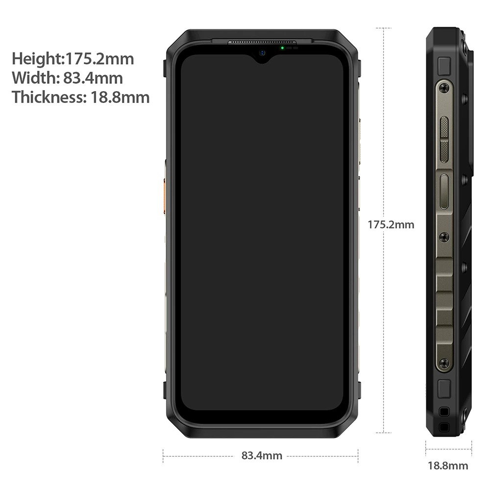 Ulefone Armor 19T - Kích thước & Trọng lượng - SaiGonPhone