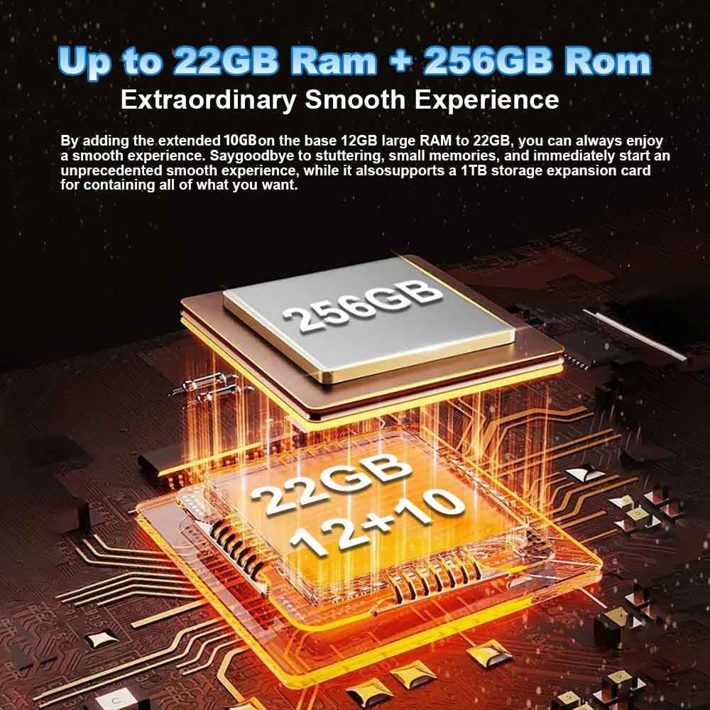 Điện thoại siêu bền 8849 Tank 3 ( Ram 32GB(16+16),rom 512GB,pin