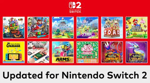 Nintendo tung bản cập nhật miễn phí cho các game Switch 2 sau