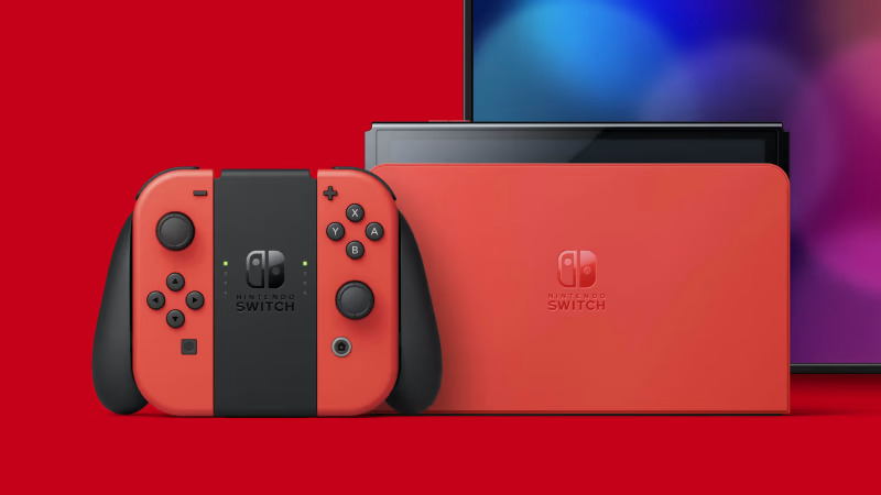 Nintendo tung ra máy Switch OLED màu đỏ Mario cực bắt mắt