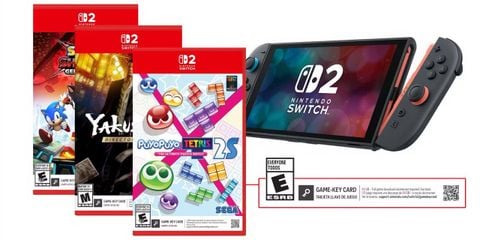 Game-Key Cards sẽ không hỗ trợ game Nintendo Switch 2 Edition