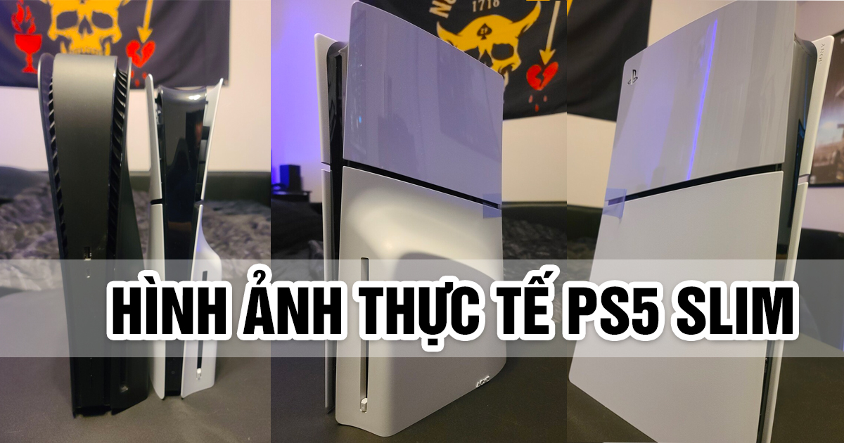 Lộ hình ảnh thực tế của PS5 Slim: Nhỏ đến ấn tượng!