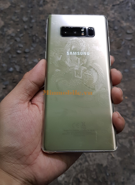 dán bảo vệ điện thoại samsung Note 8 vân kim rồng