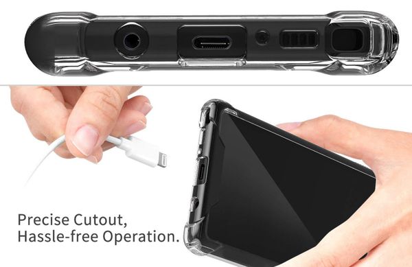 Ốp lưng trong chống sốc Samsung Note 8 Note 9 hiệu Rock 6