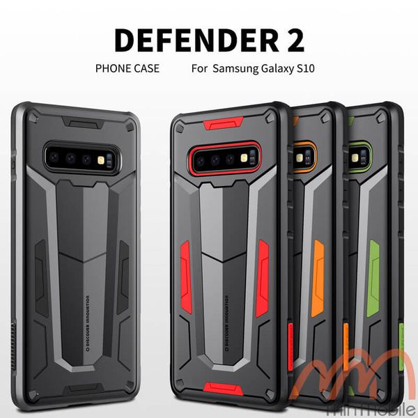 Ốp lưng chống sốc siêu ngầu Samsung S10 S10 Plus hiệu Nillkin Defender 2