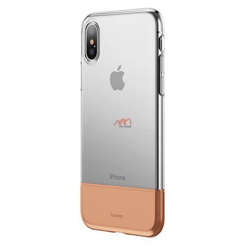 Ốp lưng iphone X Xs hiệu Baseus soft and hard case – Min Mobile