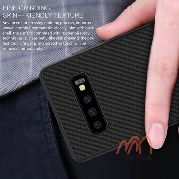 Ốp lưng Nillkin Fiber Carbon cho Samsung S10 S10 Plus