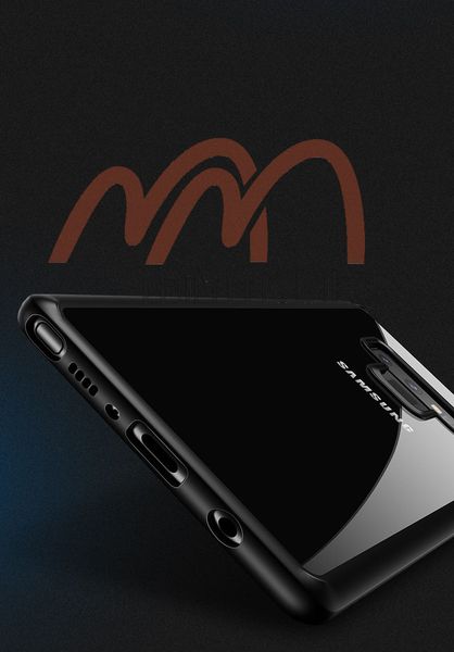 Ốp lưng Samsung Note 9 chống sốc trong viền màu Baseus