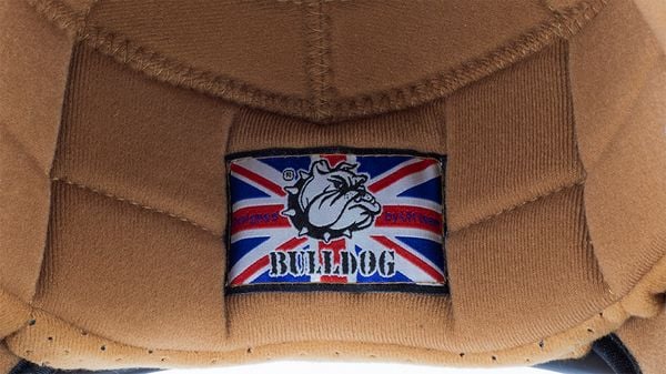 bulldog pom hat lining