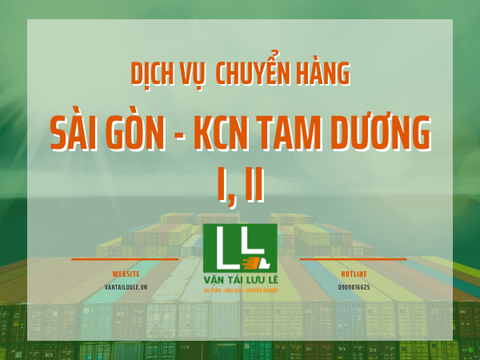 Gửi hàng Sài Gòn - KCN Tam Dương I, II dễ dàng hơn