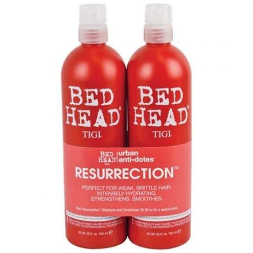 Dau goi tigi do chinh hang danh cho toc kho 750ml BED HEAD TIGI URBAN ANTIDOTES Resurrection Shampoo