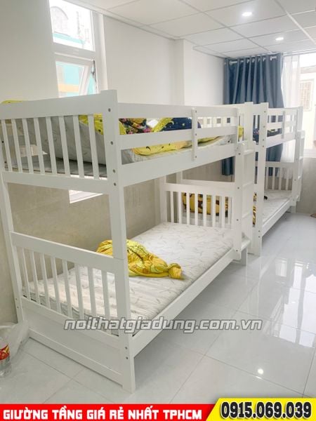 bán giường tầng cho homestay, nhà trọ, khu ký túc xá sinh viên giá rẻ nhất tphcm2022