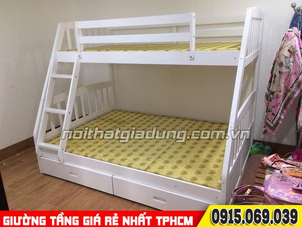 những mẫu giường tầng thiết kế đơn giản nhưng giá rẻ nhất tphcm 2022