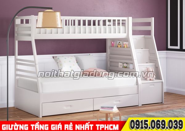 Hình Ảnh Những Mẫu Giường Tầng Ráp Thực Tế Tại Nhà Khách TPHCM