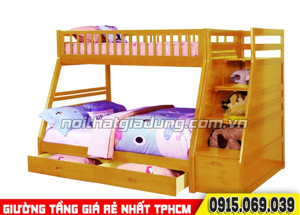 Hình Ảnh Những Mẫu Giường Tầng Ráp Thực Tế Tại Nhà Khách TPHCM