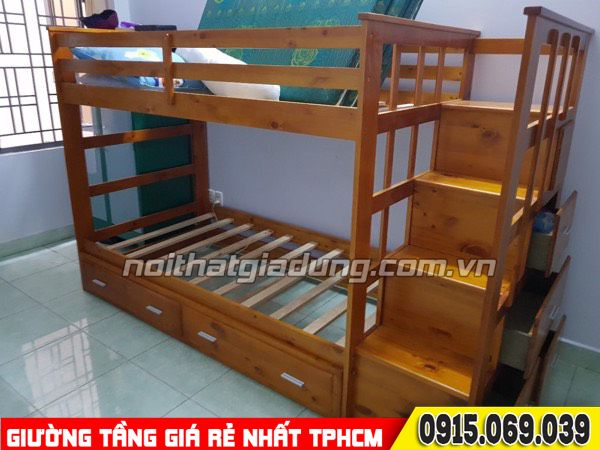 Kết cấu giường 3 tầng đa năng ACME giá rẻ kiên cố tại TPHCM