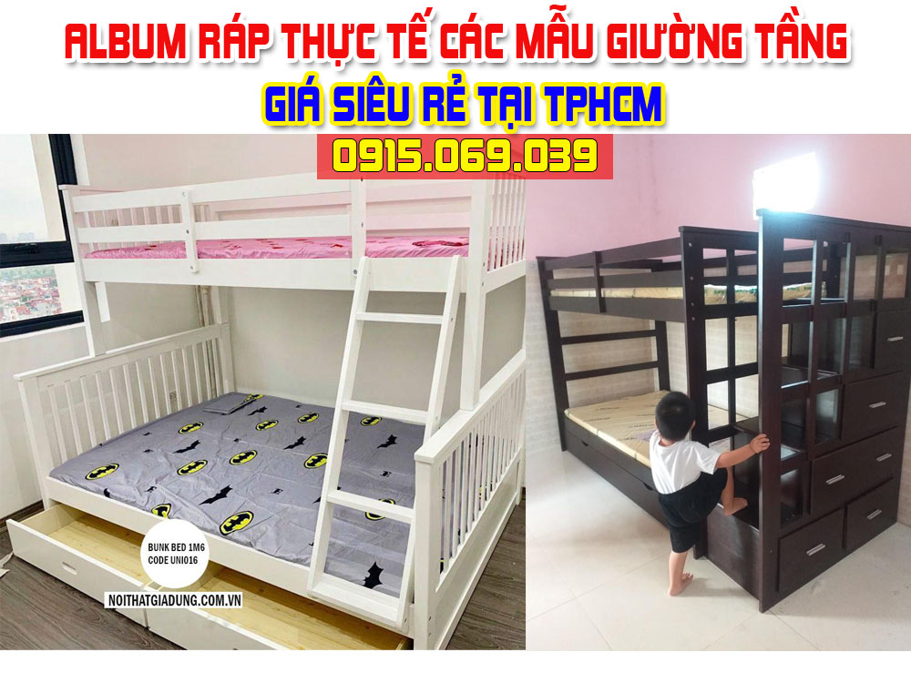 ALBUM các mẫu giường lắp ráp thực tế tại nhà khách hàng TPHCM ...