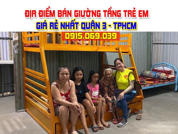 SHOP Bán Giường Tầng Trẻ Em Giá Rẻ Nhất Quận 3 TPHCM