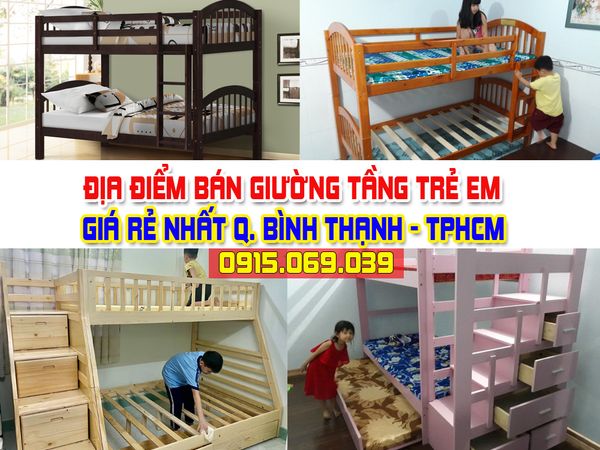 Cửa Hàng Bán Giường Tầng Giá Rẻ Tại Quận Bình Thạnh TPHCM