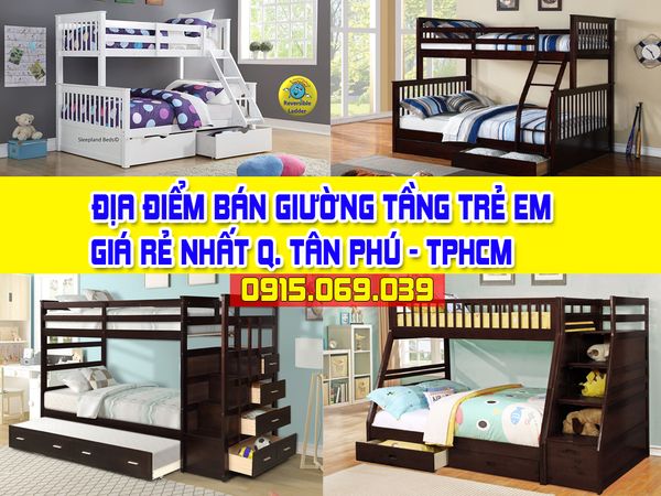 Bán giường tầng trẻ em giá rẻ nhất TPHCM
