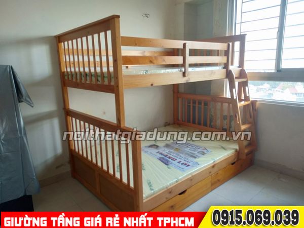 ALBUM Các mẫu giường tầng trẻ em lắp ráp thực tế tại nhà khách hàng đặt mua TPHCM 08-2023