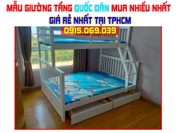 Mẫu Giường Tầng Quốc Dân Giá Rẻ Chất Lượng Mua Nhiều Nhất TPHCM