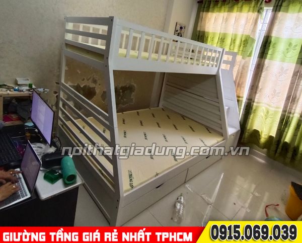 TỔNG HỢP CÁC MẪU GIƯỜNG TẦNG TRẺ EM RÁP THỰC TẾ TẠI NHÀ KHÁCH TRONG THÁNG 03-2023 TPHCM