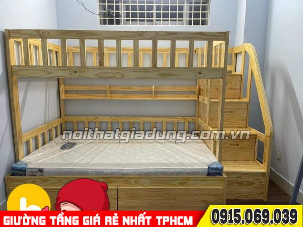 Cập Nhật Các Mẫu Giường Tầng Trẻ Em Lắp Ráp Thực Tế Mới Nhất TPHCM 05-2023 P1