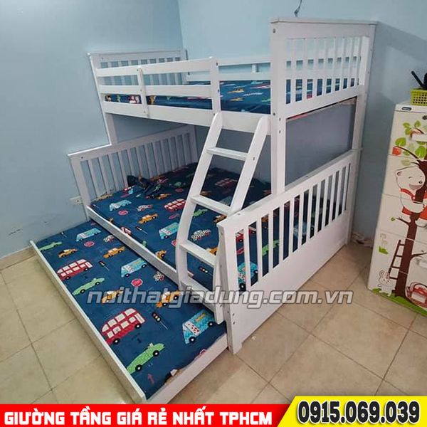 giường 3 tầng trên 1m dưới 1m4 028