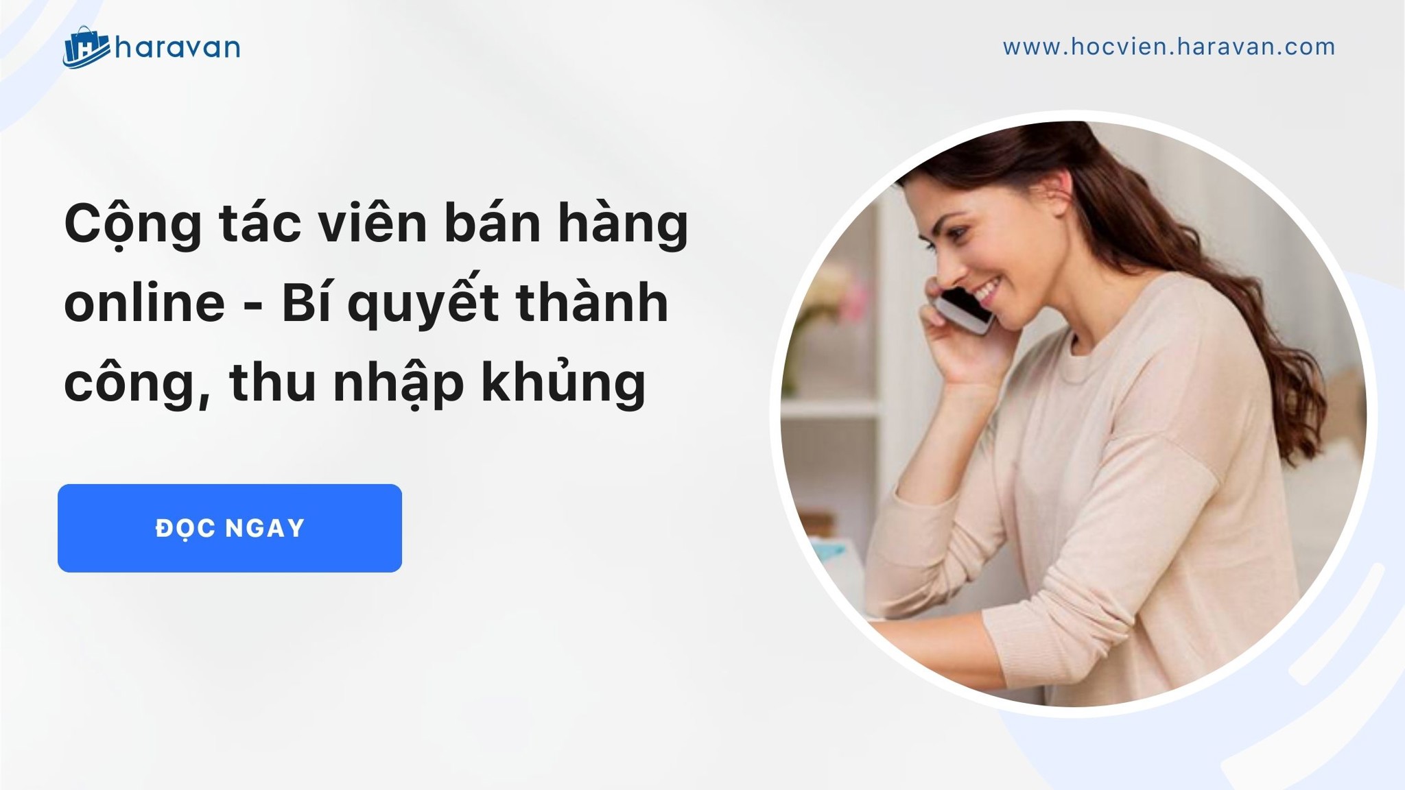 Cộng tác viên bán hàng online - Bí quyết thành công, thu nhập khủng
