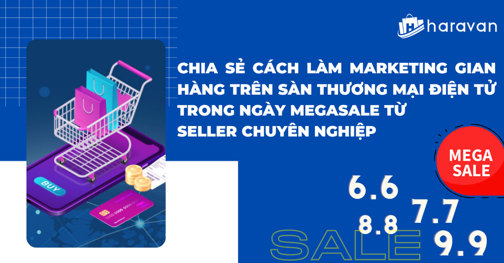 Chia sẻ cách làm Marketing gian hàng trên sàn thương mại điện tử trong ngày MegaSale từ Seller chuyên nghiệp