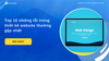 Top 10 những lỗi trong thiết kế website thường gặp nhất