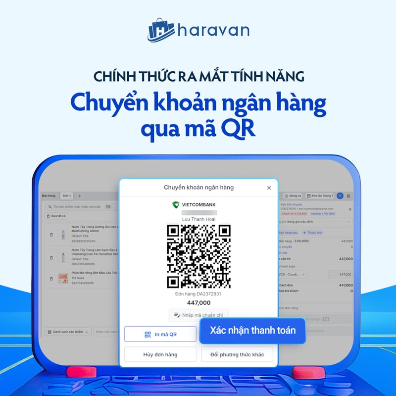 quét qr chuyển khoản