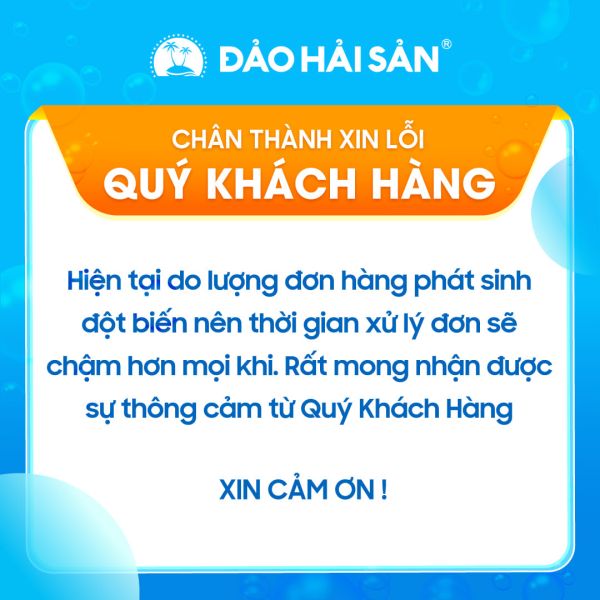 Lượng đơn hàng của ĐảoHải Sản tăng đột biến