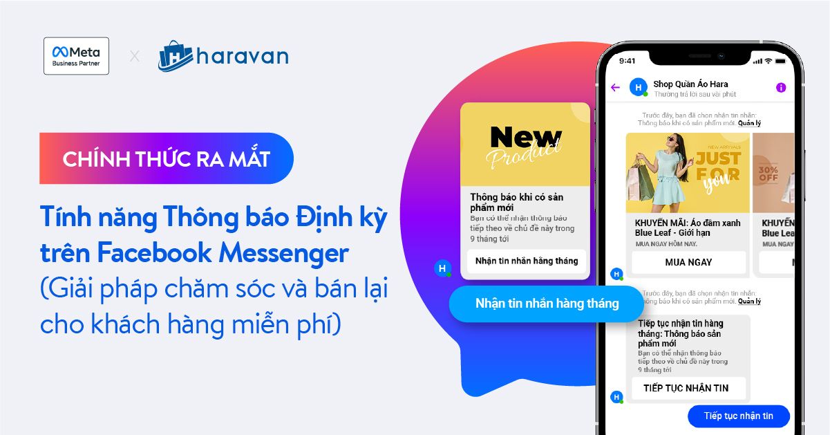 Giải pháp giúp chăm sóc Khách hàng sau mua hiệu quả qua Facebook Messenger