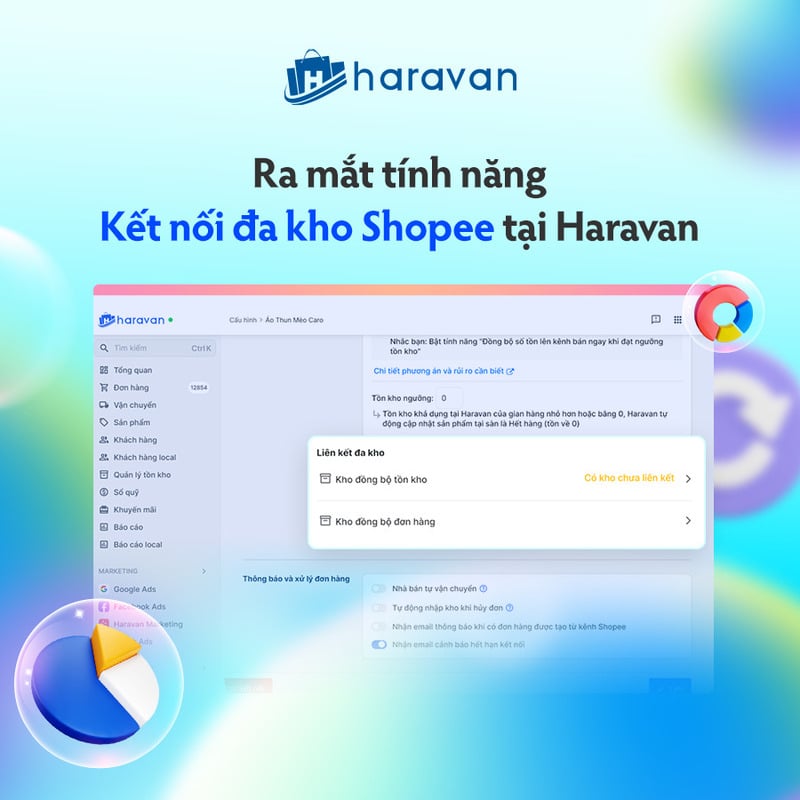 Ra mắt tính năng Kết nối đa kho Shopee tại Haravan giúp tiết kiệm chi phí và rút ngắn thời gian vận chuyển đơn