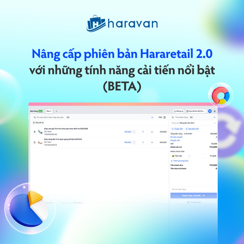 Nâng cấp phiên bản Hararetail 2.0 với những tính năng cải tiến nổi bật (BETA)