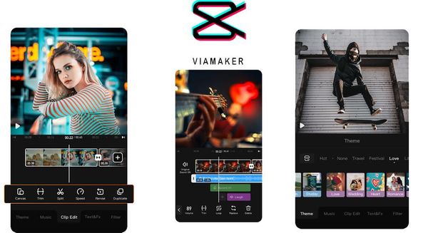 App làm video TikTok - Viamaker