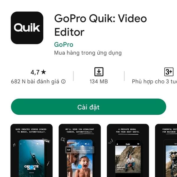 App làm video TikTok - Quik