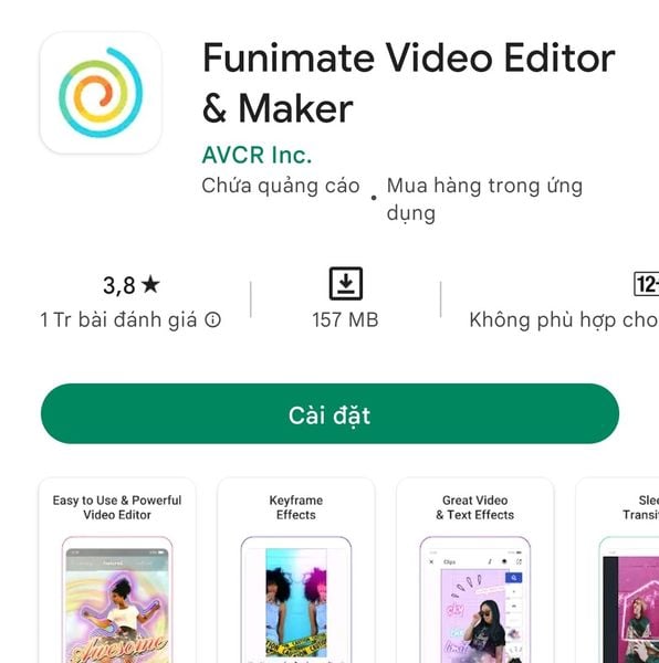 App làm video TikTok - Funimate
